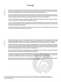 Pentangle von Philip Sparke 