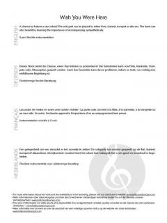 Wish You Were Here von Philip Sparke 