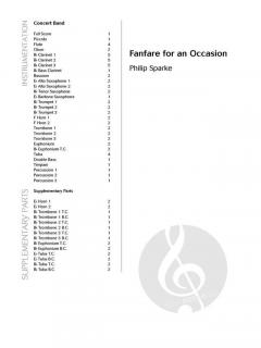 Fanfare for an Occasion von Philip Sparke 