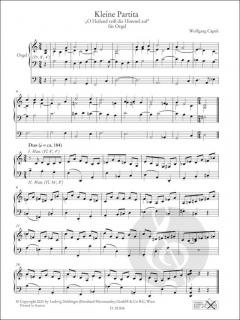 Kleine Partita über 'O Heiland reiß die Himmel auf' von Wolfgang Capek 