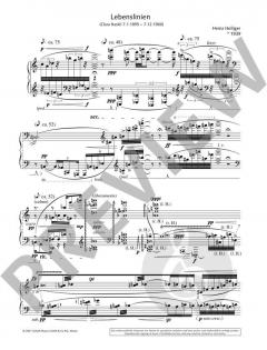 Lebenslinien von Heinz Holliger 