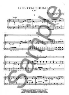 Horn Concerto Nr. 3 KV447 von B Tuckwell für Horn und Klavier
