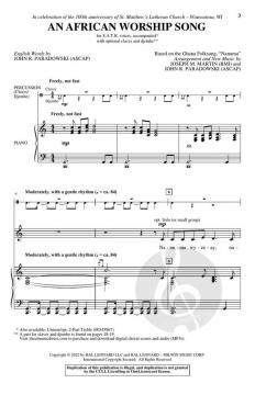 An African Worship Song von John R. Paradowski (Download) 