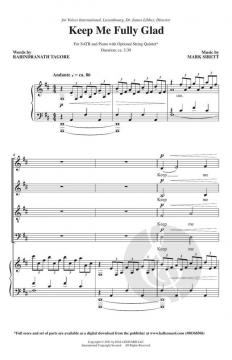 Keep Me Fully Glad von Mark Sirett 