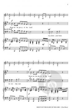 Shout Out the Glory of the Lord von Roger Thornhill 