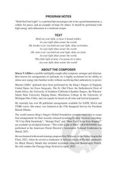 Hold Out Your Light von Stacey Gibbs 