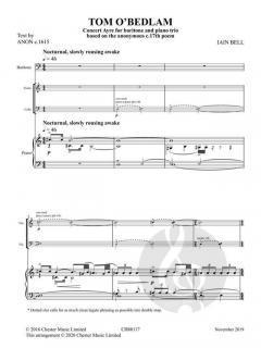 Tom O'Bedlam (trio version) von Iain Bell 