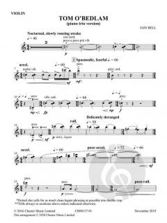 Tom O'Bedlam (trio version) von Iain Bell 