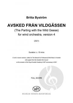 Avsked Från Vildgässen Version 4 von Britta Byström 