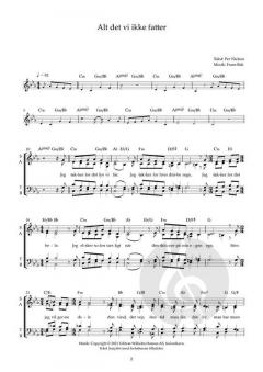 Korsange von Frans Bak 