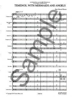 Temenos With Mermaids and Angels von Peter Maxwell Davies 