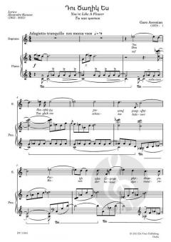 You're like a flower op. 21 von Garo Avessian 