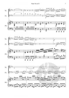 Piano Trio in D major von Ludwig van Beethoven 