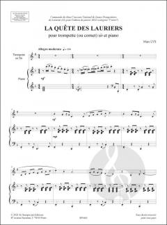 La Quete des Lauriers von Marc Lys 