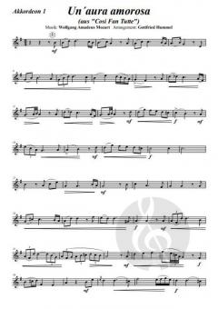 Un'aura amorosa von Wolfgang Amadeus Mozart 