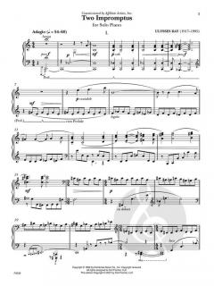 2 Impromptus von Ulysses Kay 