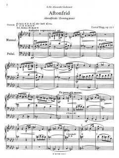 5 Stücke für Orgel op.16, op.22 von Gustaf Hägg im Alle Noten Shop kaufen