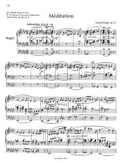 5 Stücke für Orgel op.16, op.22 von Gustaf Hägg im Alle Noten Shop kaufen