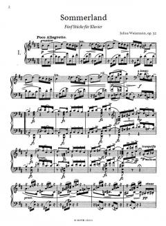Sommerland von Julius Weismann 