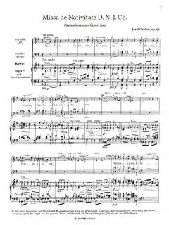 Pastoralmesse op.92 von Josef Gruber 