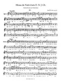 Pastoralmesse op.92 von Josef Gruber 