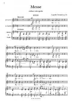 Messe op. 82 von Auguste Durand 