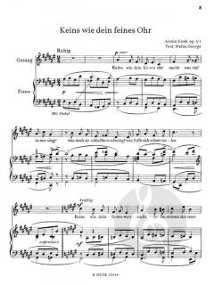 George-Lieder op. 5 von Armin Knab 