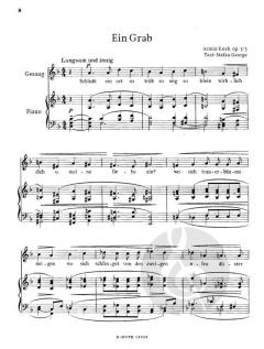 George-Lieder op. 5 von Armin Knab 