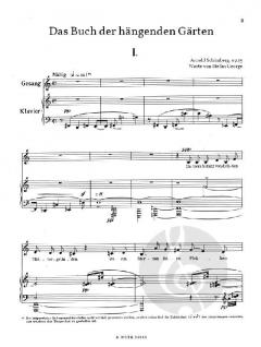 Das Buch der hängenden Gärten von Arnold Schönberg 