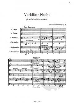 Verklärte Nacht op. 4 von Arnold Schönberg 