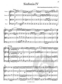 Streichersinfonien Vol. 1 von Felix Mendelssohn Bartholdy 