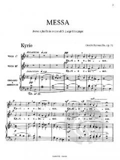 Kleine leichte Messe op. 75 von Oreste Ravanello 