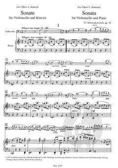 Sonata For Violoncello And Piano Op. 119 von Sergei Sergejewitsch Prokofjew im Alle Noten Shop kaufen