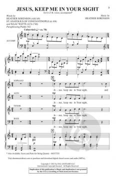 Jesus, Keep Me in Your Sight von Heather Sorenson 