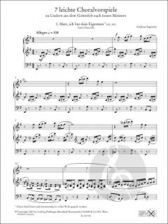 7 leichte Choralvorspiele von Andreas Ingruber 