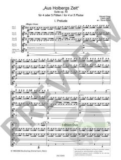 Aus Holbergs Zeit op. 40 von Edvard Grieg 