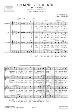 Hymne à la nuit von Jean-Philippe Rameau 