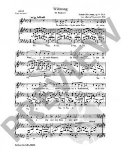 Widmung op. 25/1 - Du bist wie eine Blume op. 24 von Robert Schumann 