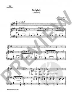 Seligkeit D 433 - Die Post D 911 von Franz Schubert 