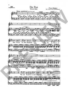 Seligkeit D 433 - Die Post D 911 von Franz Schubert 