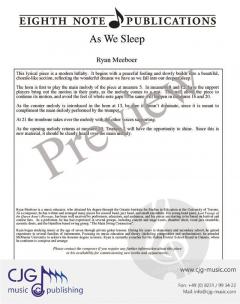 As We Sleep von Ryan Meeboer 