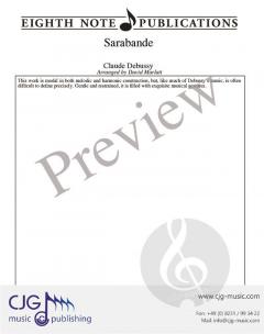 Sarabande von Claude Debussy 