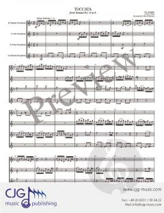 Toccata  von Pietro Domenico Paradisi 