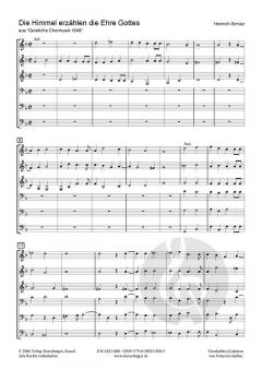 Zwei Motetten von Heinrich Schütz 