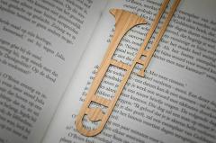 Lesezeichen Posaune Eiche 