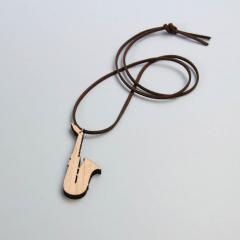 Halskette Saxophon Ahorn 