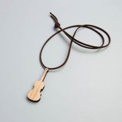 Halskette Violine Ahorn 