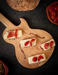 Servierbrett Gitarre 