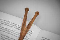 Lesezeichen Drumstick Walnuss 