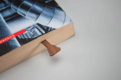 Lesezeichen Trompete Walnuss 